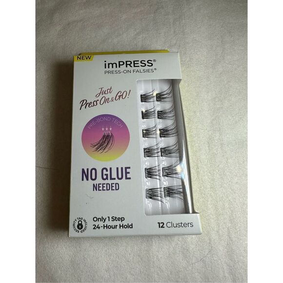 KISS imPRESS Press-On Falsies, Volume, Refined Sleek Nature - Picture 1 of 4